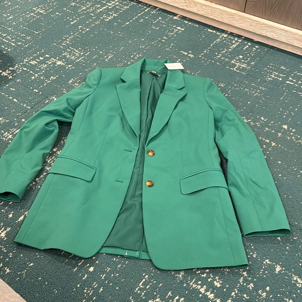 Green loft blazer size 00
